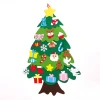 Cross-border DIY handmade decorative pendants for felt Christmas trees, three-dimensional mini Christmas trees, non-woven fabric felt Christmas trees details Picture